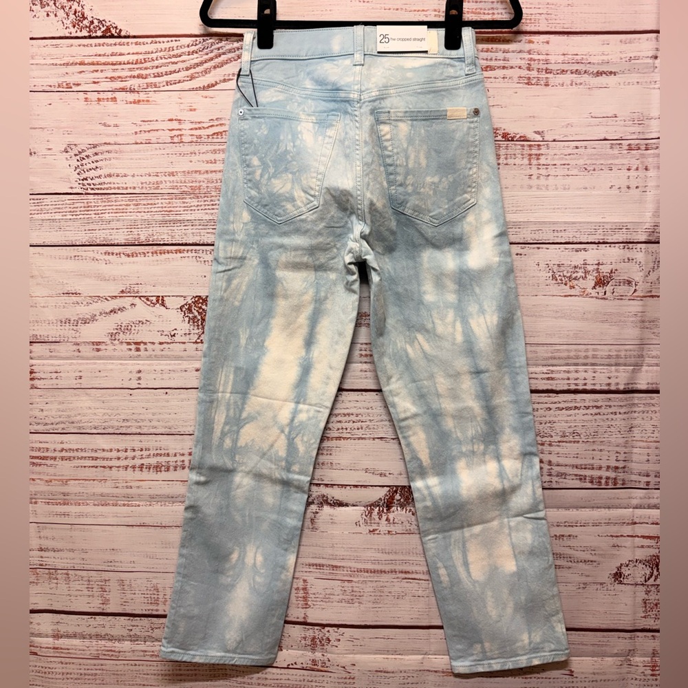7 for All Mankind High Waist Cropped Straight